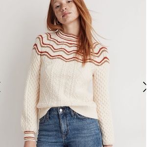 Madewell Pickard Mockneck Sweater NWT